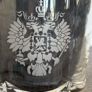 Faberge Crystal Ice Bucket Germany Signed